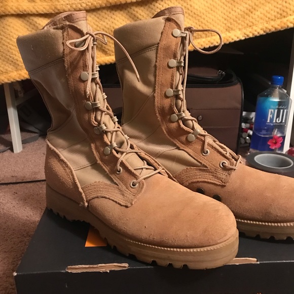 Vibram Military Lace Up Boots - Picture 2 of 6